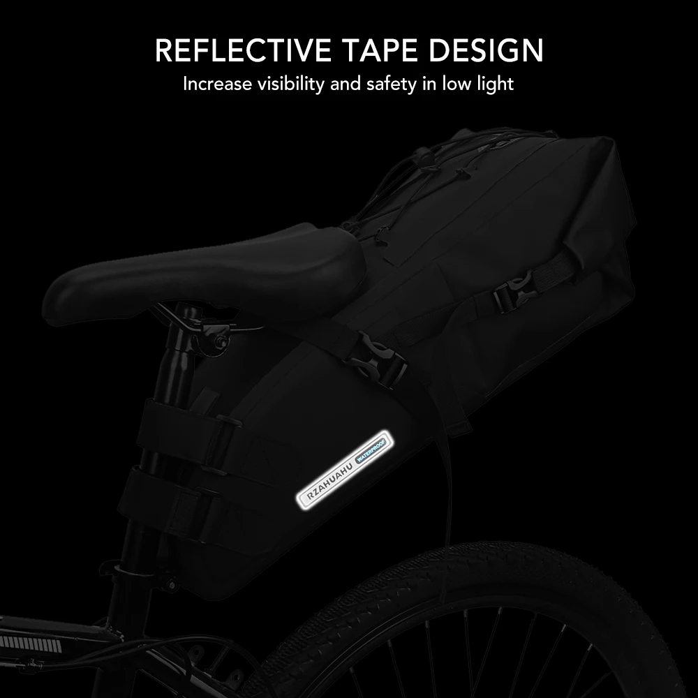 

Waterproof Bike Saddle Bag Large-capacity Mountain Road MTB Bicycle Bike Cycling Tail Bag Storage Pack Bicycle Under Seat Bag