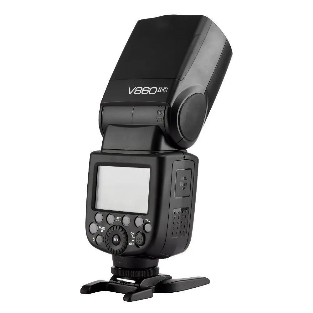 Godox Ving V860II-C E-TTL фотокамер Speedlite HSS 1/8000 Li-Ion Батарея Вспышка для Canon DSLR 800D 760D 750D 200D 80D 70D