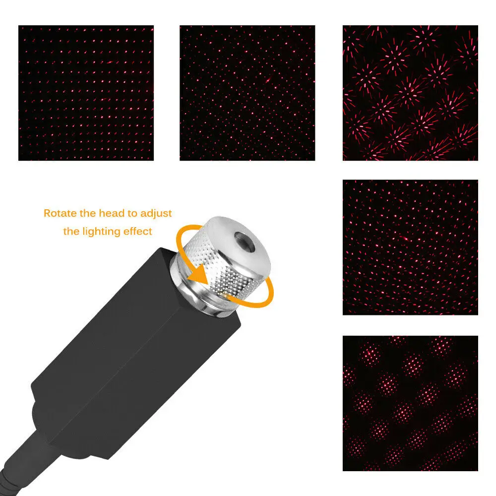 Светодиодный USB светильник для автомобиля Audi A3/A4/A6/A7/A8/A5/Q3/Q5/Q7/R8/RS3/TT/RS/RS5/S4/S6 красный