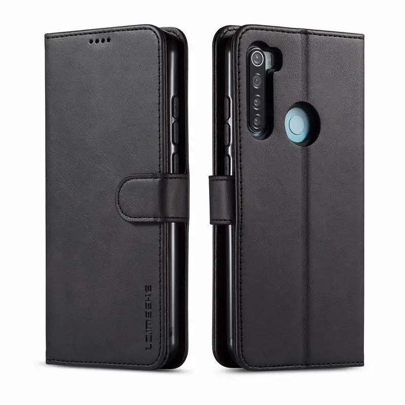 Чехол для Xiaomi Redmi Note 8 T роскошный чехол книжка из искусственной кожи простой