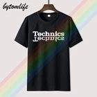Футболка Technics Dj 1200, проигрыватель музыки, музыки, дома, техно, Электронная, в стиле хип-хоп, новая популярная Летняя мужская футболка, модная
