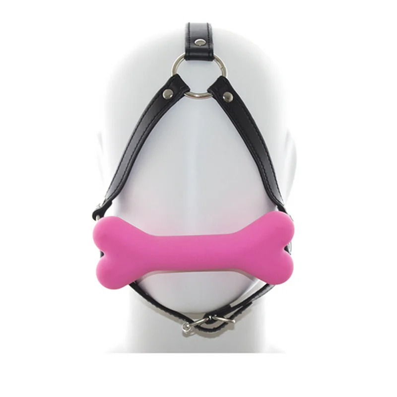 Новые кожаные маска Mones кляп для рта Plug бондаж секс Фетиш Флирт Секс эротические