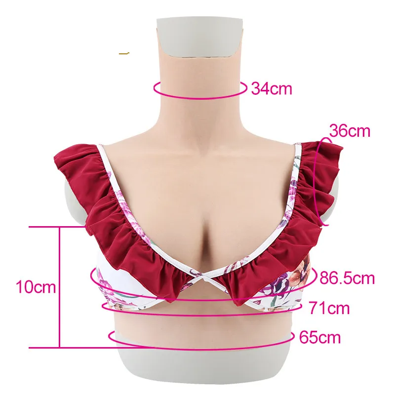 Новый Crossdressing искусственный силикон поддельные формы груди транссексуал Ложные