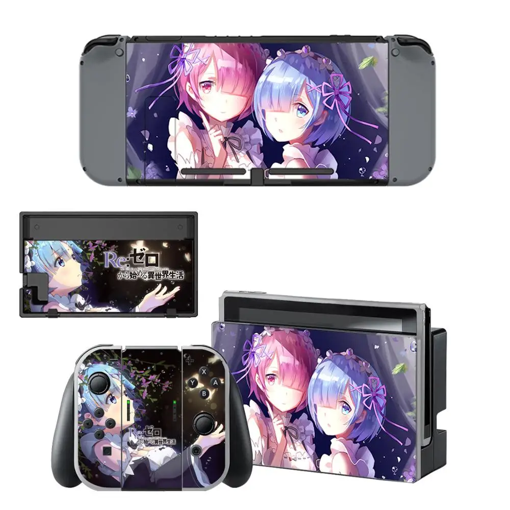 YSNS2309 Re: жизнь в другом мире от zero Skins для nintendo Switch наклейка для консоли nintendo switch контроллер Joy-Con - Цвет: YSNS2309