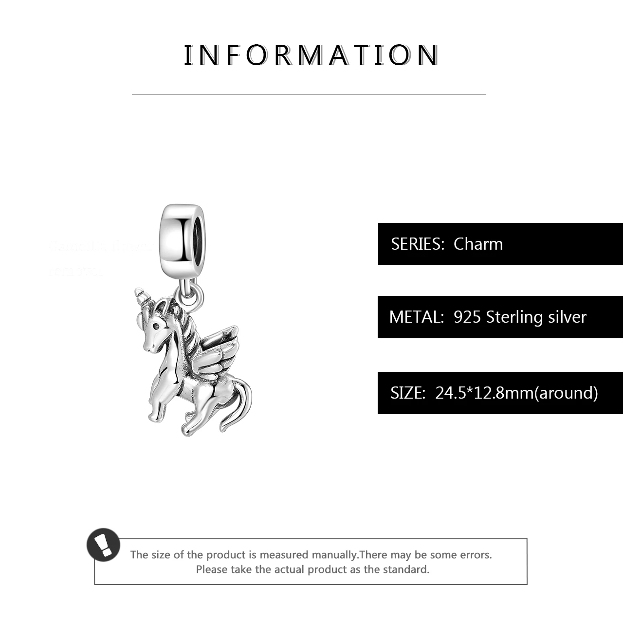 Hot sale 925 Sterling Silver fashion unicorn pendants beads charms Fit Original Pandora Charm Bracelet Jewelry making | Украшения и