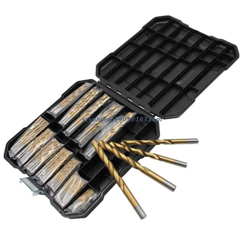 

P82C 1.5mm -10mm Wear-resistant High Speed Steel Cutting Saw Twist Drill Bit Set