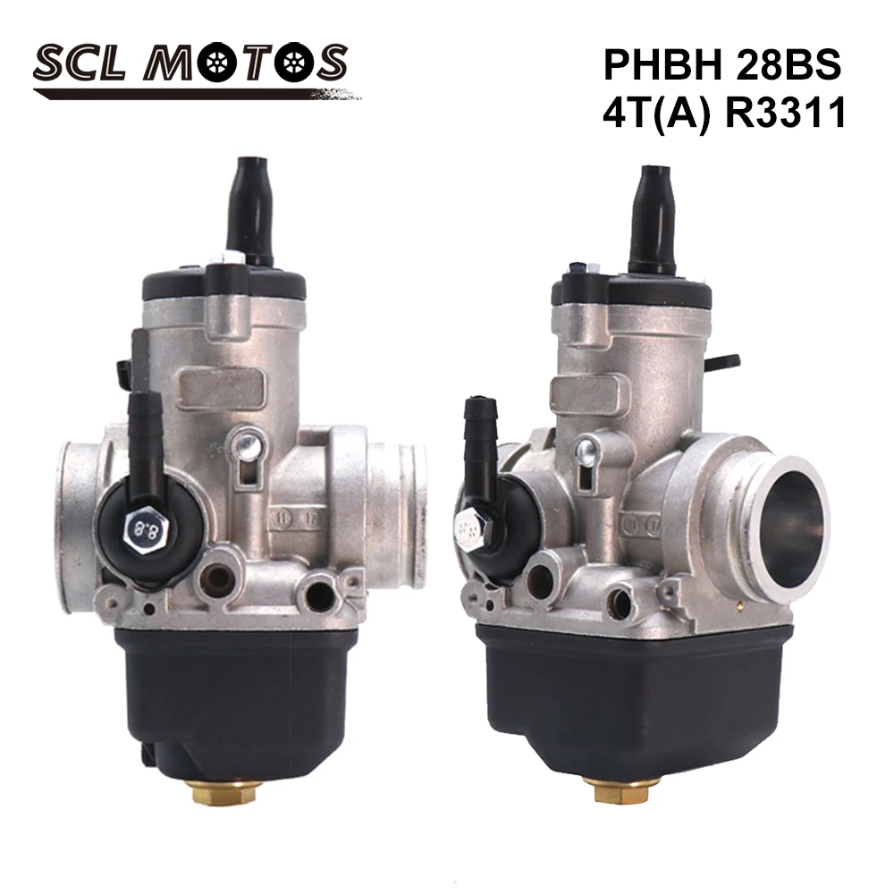 

SCL MOTOS New 28mm PHBH 28BS Motorcycle Carburetor Dellorto Carburador Carb For 4 stroke 50cc-250cc Motorbike Accessories Racing