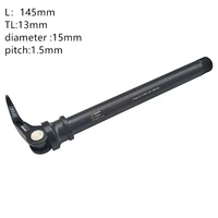 2021new through axle 10015mm p 1 5mm mtb quick release carbon mtb frame thru axle for frame bicycle parts