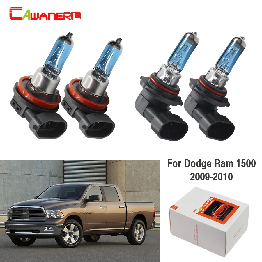 Cawanerl 4 шт. 100 Вт автомобильный Стайлинг галогенная лампа для фар дальнего и