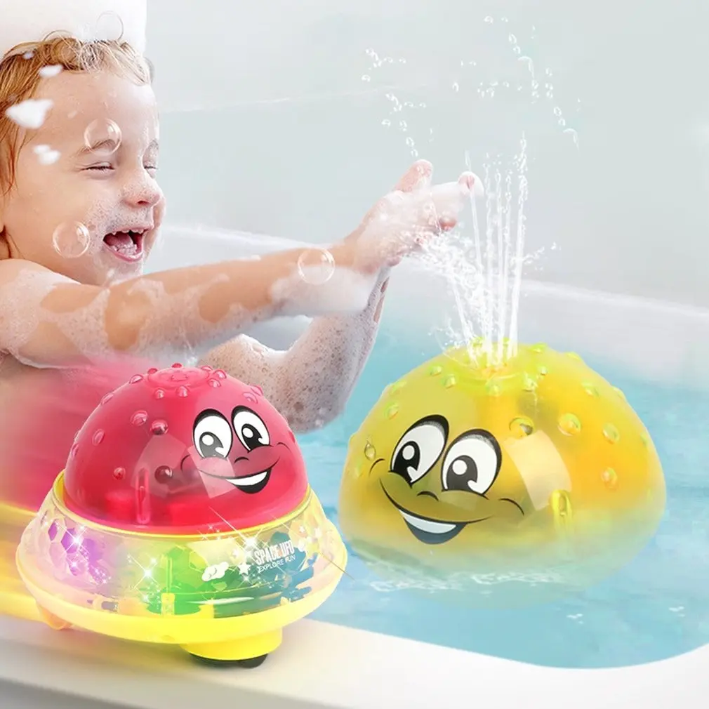 

Bath Toy Spray Water Light Sprinkler Ball Water Splashing Water Toys Pool Kids Toys Cute Cartoon Children Bathe In Water Toys