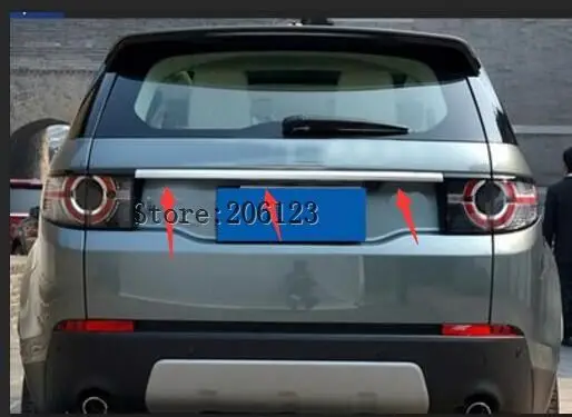 Для Land Rover Discovery Sport 2015 2016 ABS Задняя Крышка багажника литьевая крышка отделка 1 шт.