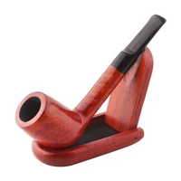 briar tobacco smoke pipe smoke grinder herb handmade durable portable straight briar pipe set for smoking accessories