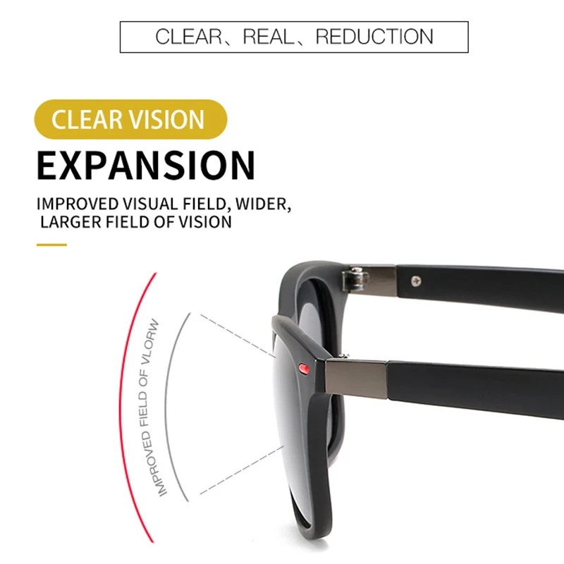 AIELBRO поляризационные мужские солнцезащитные очки для вождения велосипеда