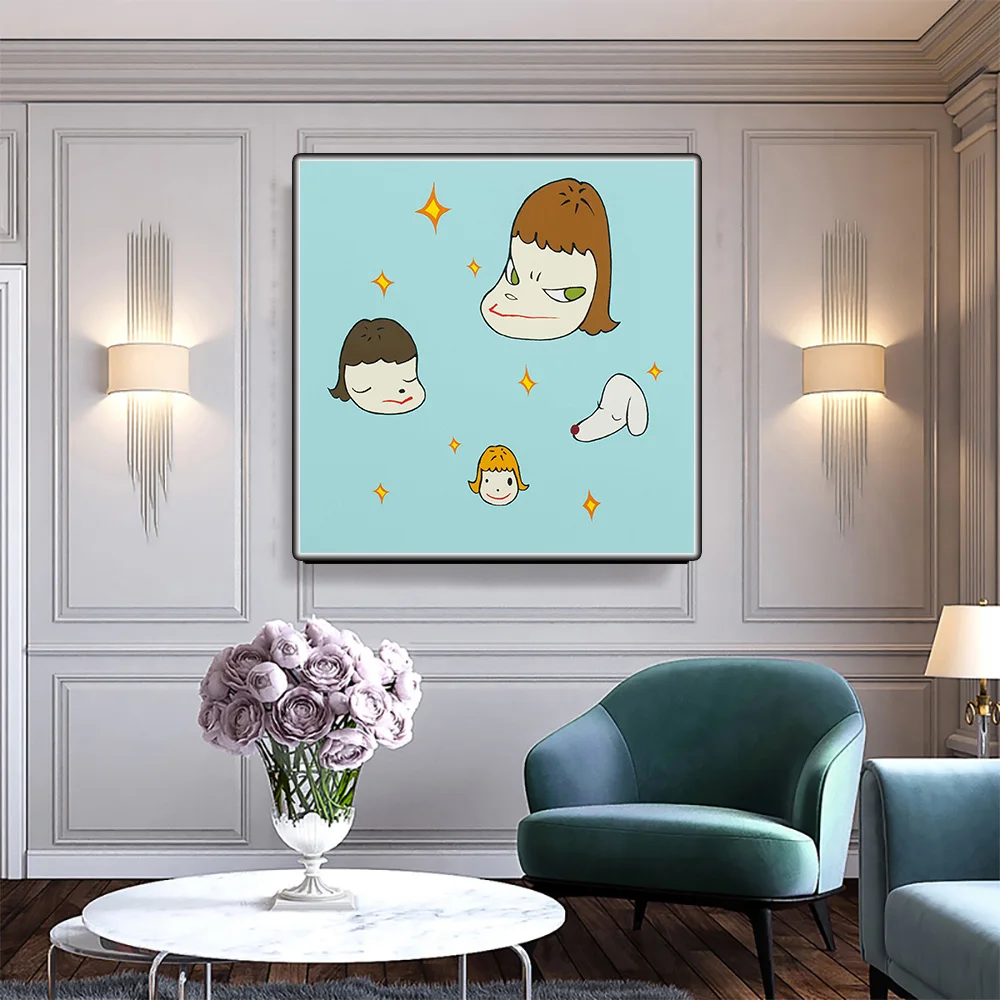 Citon Yoshitomo Nara Star Звездный остров Canvas Холст Картина маслом художественное