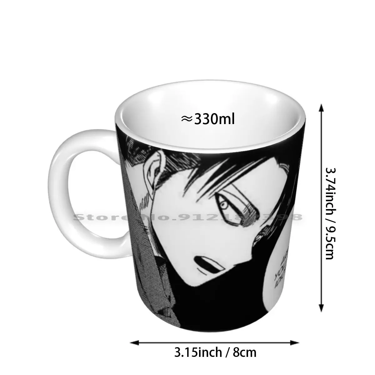 Вы? Керамические кружки кофейные чашки кружка для молока чая Levi Aot манга аниме мем