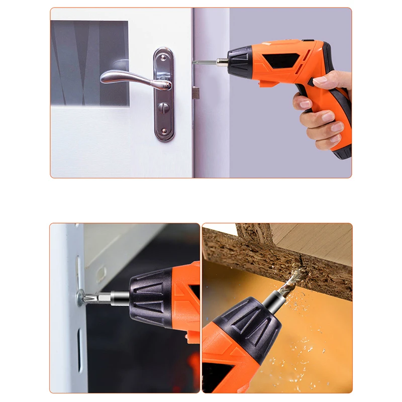 

Multifunctional 4.2v Screwdriver Set Cordless Mini Electric Drill Hardware Tools Household Parafusadeira A Bateria