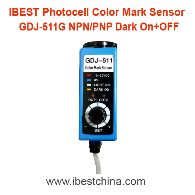 

GDJ-311 0-20mA Analog Output Color Eyes Mark Sensor Switch/Photocell Photoeye Sensor Replace NT6 (IBEST)