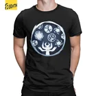 Футболка мужская с круглым вырезом и коротким рукавом, из хлопка