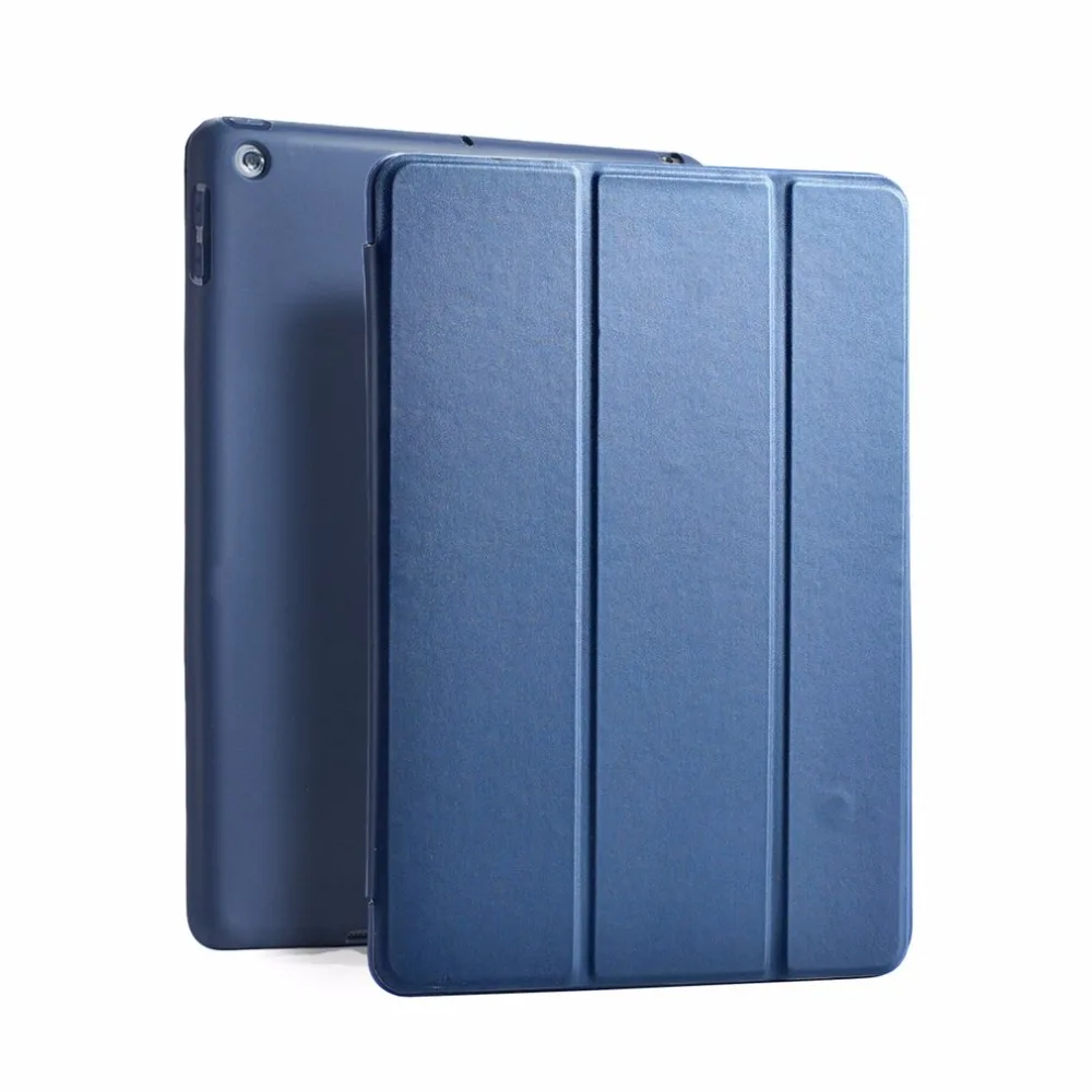 Мягкий силиконовый чехол для планшета из искусственной кожи модный смарт с