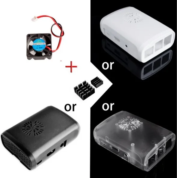 Новинка для Raspberry Pi 3 чехол коробка ABS с вентиляционным модулем 2 и model b plus + шт.