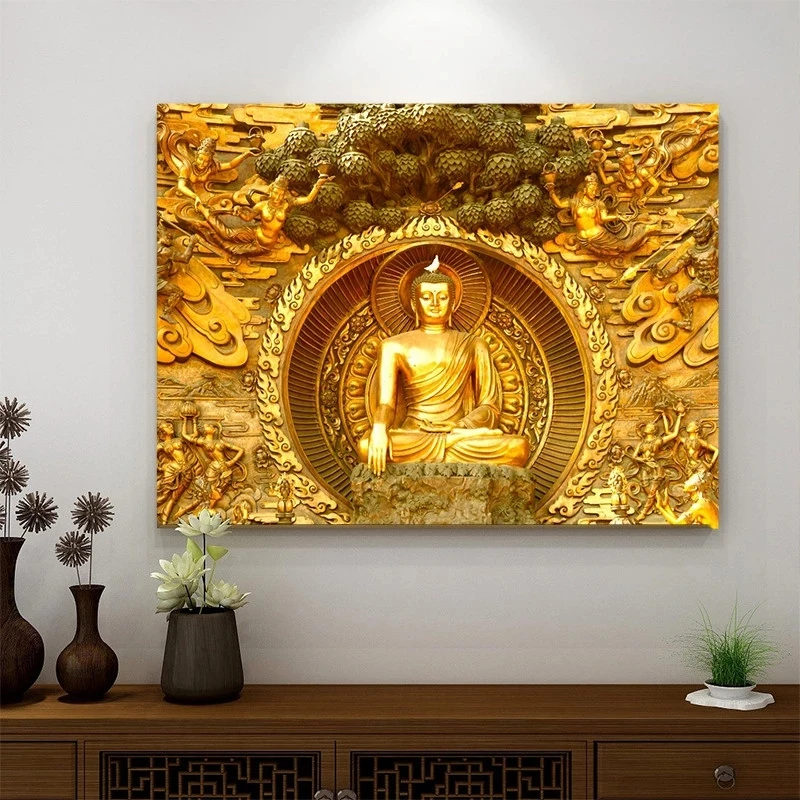 

5D DIY Diamond Painting Lord Buddha Full Drill Cross Stitch Kits Mosaic Religion Rhinestone Picture Embroidery Home Decor