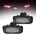 2X 18SMD светодиодные подсветки номерного знака для Mercedes Benz 200-2007 W203 4D Седан C240 C230 C55 AMG C320 C350 C280 C43 C32 AMG лицензия