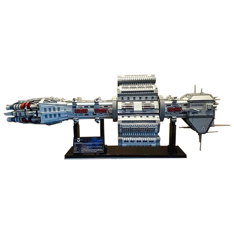 

MOC Space Warfare Series High-tech Military Weapon 12902 EAS-Agamemnon Building Block Model Brick Parts Kids DIY Toys Gifts