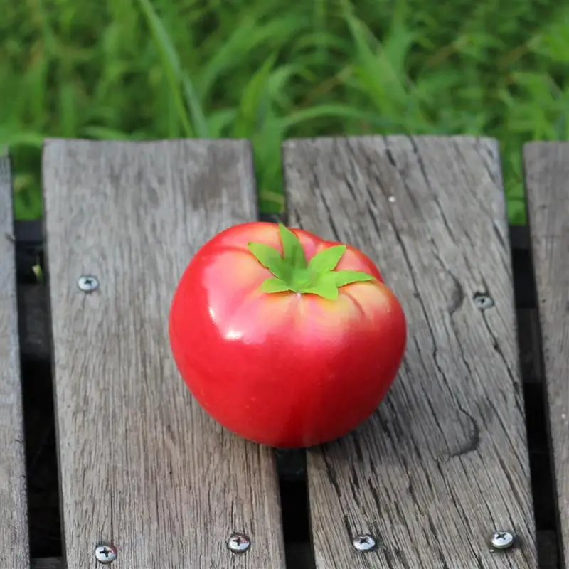 10 Pcs Simulation Tomato Artificial Vegetables Home Kitchen Cabinet Decoration Photography Learning Props |