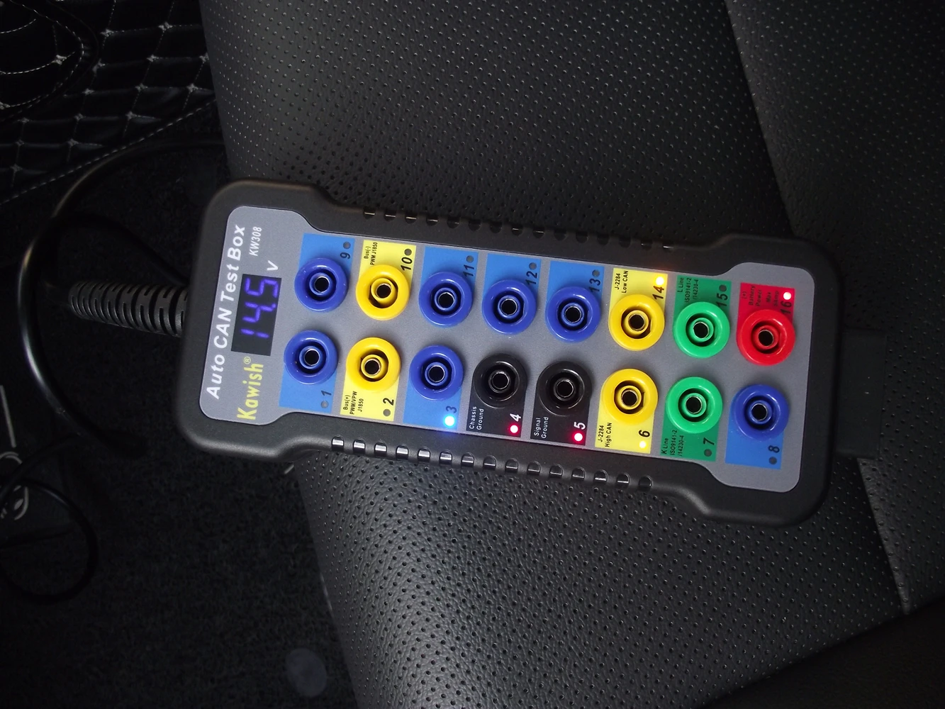 Бесплатная доставка! CAN тестовая коробка пробойная и протокол детектор OBD сканер