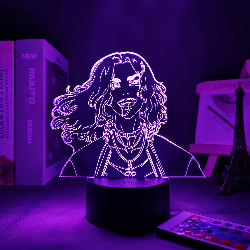 Anime 3d Lamp Tokyo Revengers Baji LED Night Light for Child Bedroom Decoration Birthday Gift Room Desk Manga | Лампы и освещение