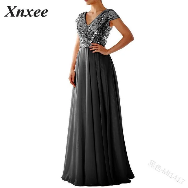 Женское платье до пола с открытой спиной и V образным вырезом|Женские платья| |