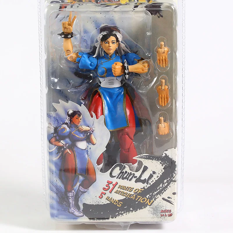 NECA Ryu Ken Chun Li Gouki Guile ПВХ экшн фигурка Коллекционная модель игрушки|Игровые фигурки