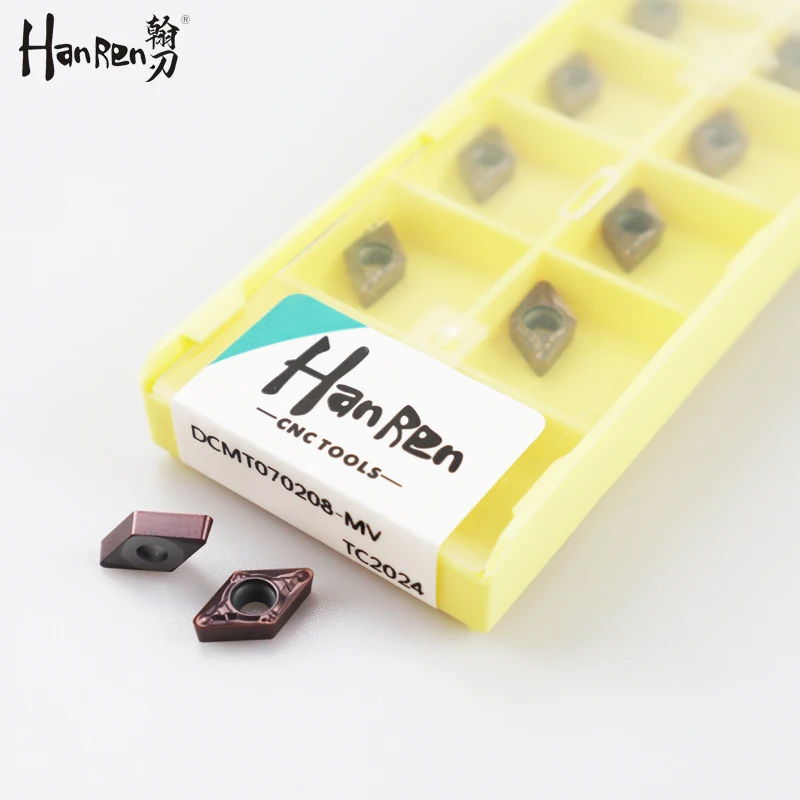 Сверлильный инструмент для обработки нержавеющей стали HANREN DCMT070204 DCMT070208-MV TC2024