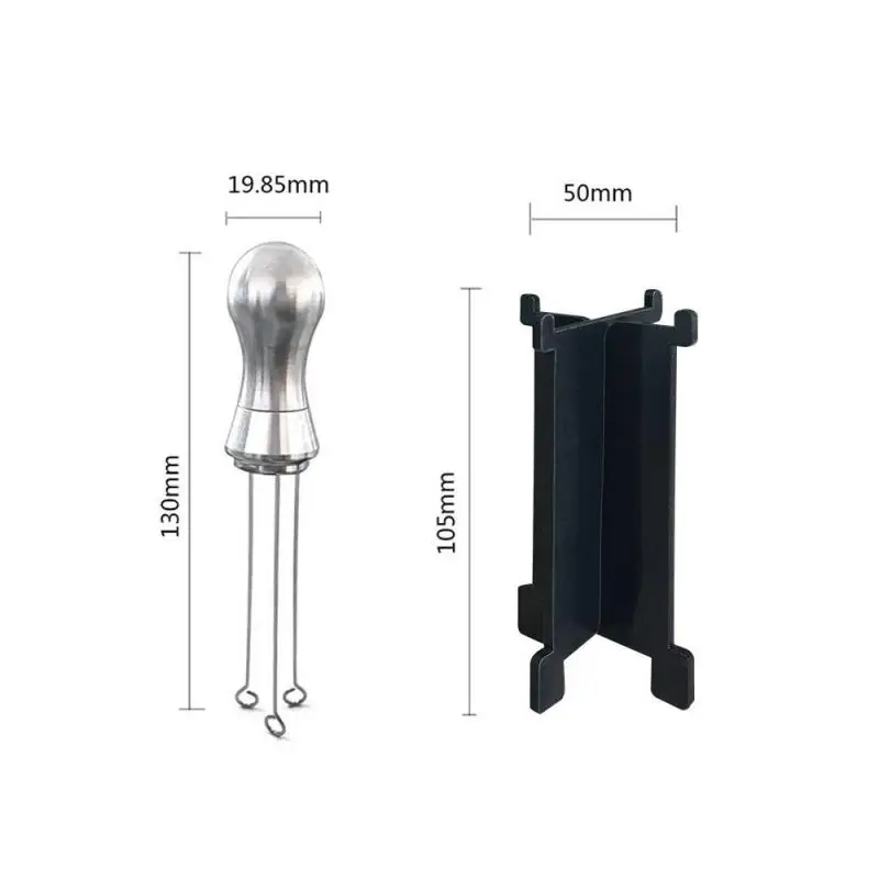 

Stainless Steel Cake Disperser Coffee Cloth Powder Pin Coffee Pin Cloth Powder Dispenser Coffee Tamper Distributor Leveler