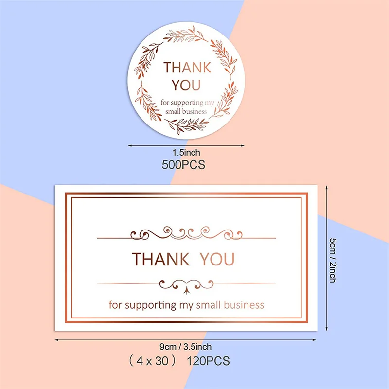 

Thank You Sticker Flower Label Wedding Packaging Card Envelope Seal Decor DIY