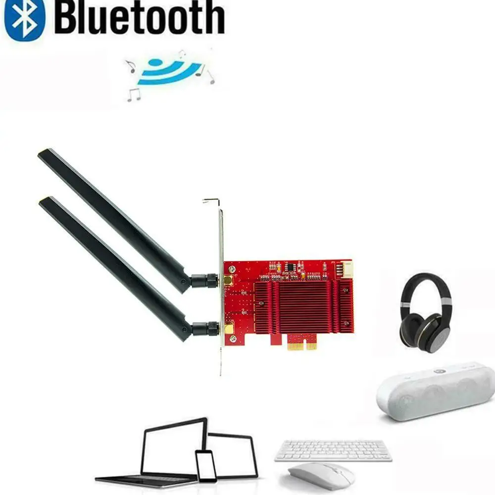 Двухдиапазонный 2974 Мбит/с Wifi 6 Intel AX200 PCIe беспроводной адаптер 2 4G/5Ghz 802.11ac/ax Bluetooth 5 0