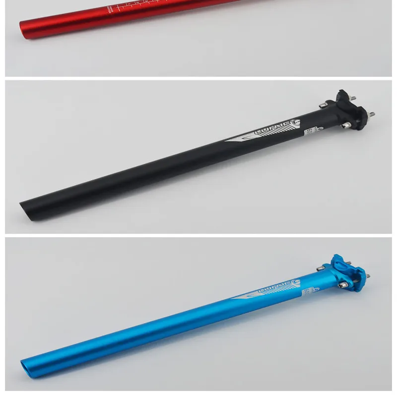 

Mountain Bike Seat Tube Double Nail Bicycle Seat Rod Seat Tube Damping Aluminum Alloy Material Accessories 300 To 450mm Long