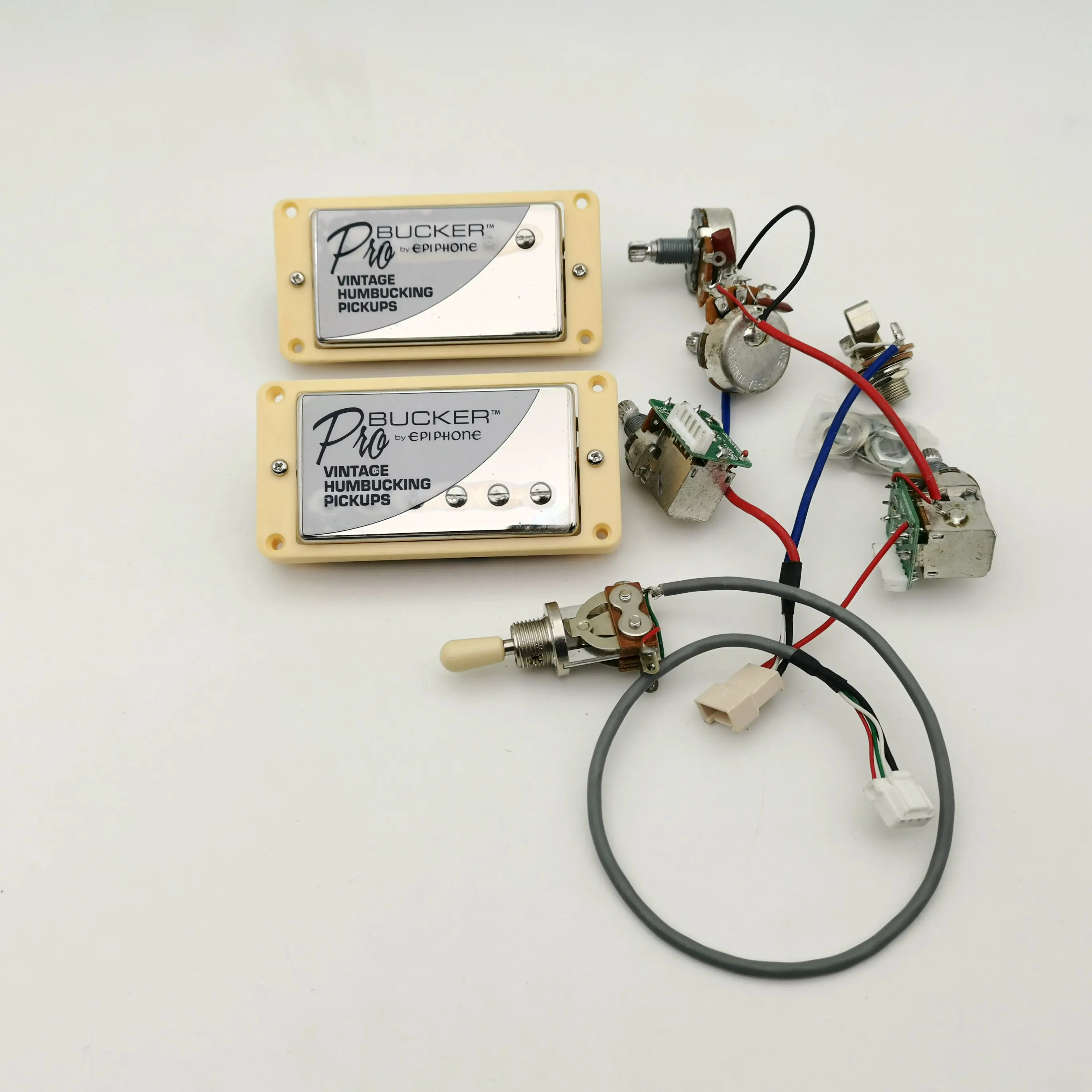 1 комплект хром LP Standard Pro Bucker электрогитара Humbucker пикапы с жгутом проводки для EPI