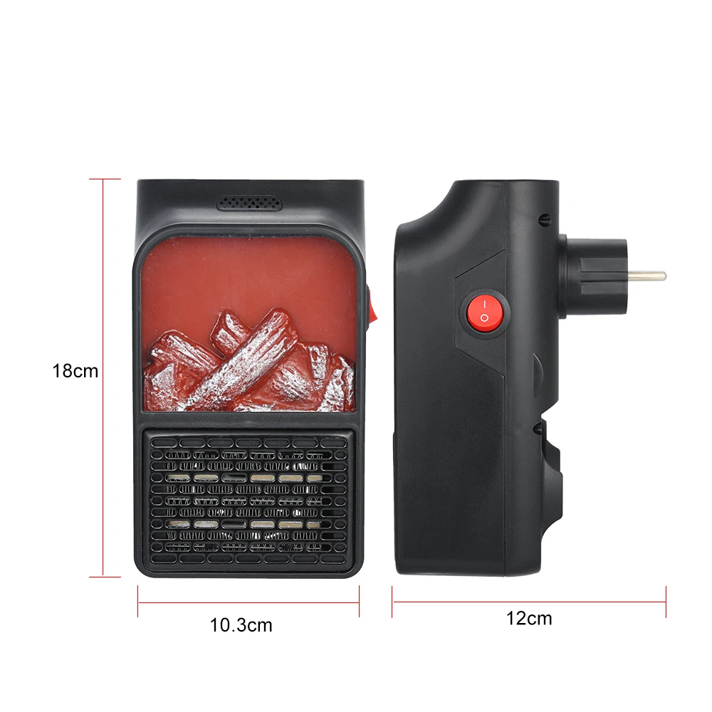 Мини обогреватель 500 Вт воздуха домашний 900 удобный пламени мини электрический