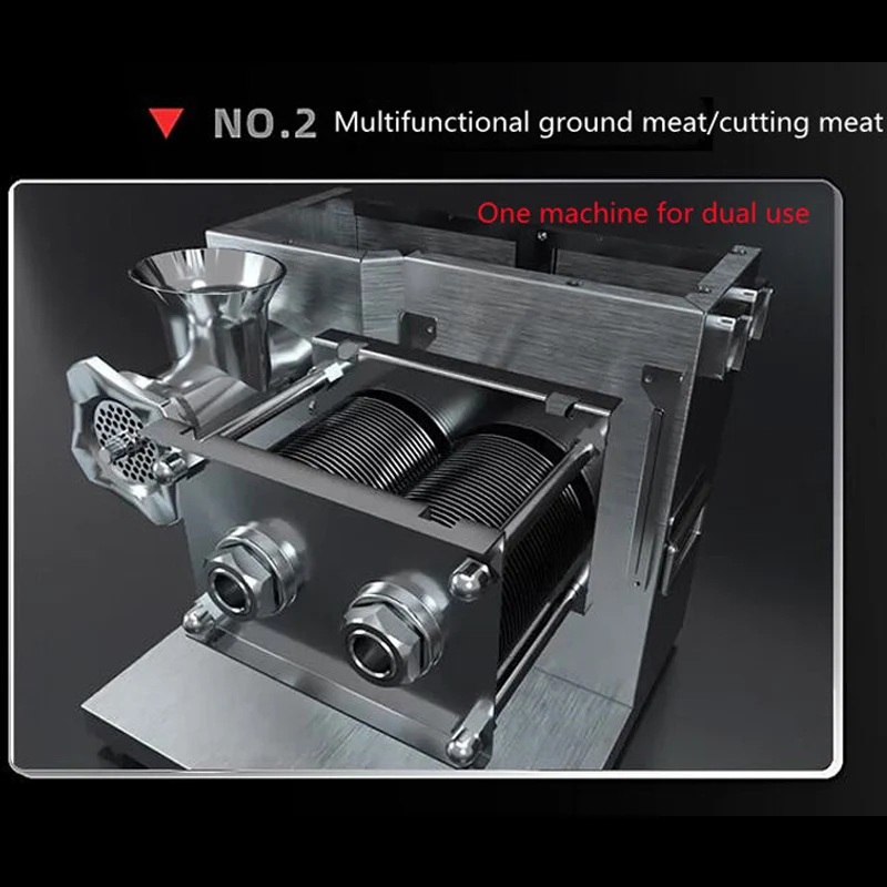 2600 Вт Коммерческая электрическая мясорубка измельчитель для костей и рыбы