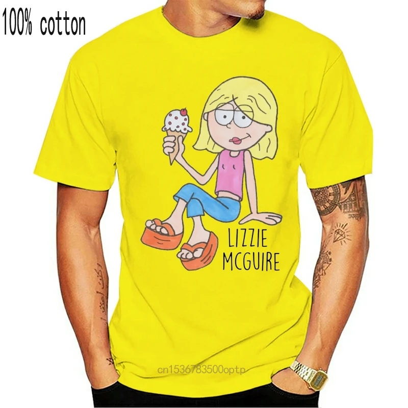 

Duff футболка Lizzie Mcguire футболка 6xl Пляжная футболка с забавным принтом 100 хлопок мужская модель