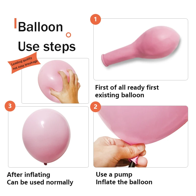 Juego de arco de globos de 100 piezas, guirnalda de globos de confeti rosa y blanco, decoraci&oacute;n de globos para fiesta de cumplea&ntilde;os, Baby bautismo y boda-5