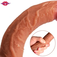 big realistic penis dildo anal soft dildos for women men huge dick erotic phallus vaginal female masturbation adults sex toys