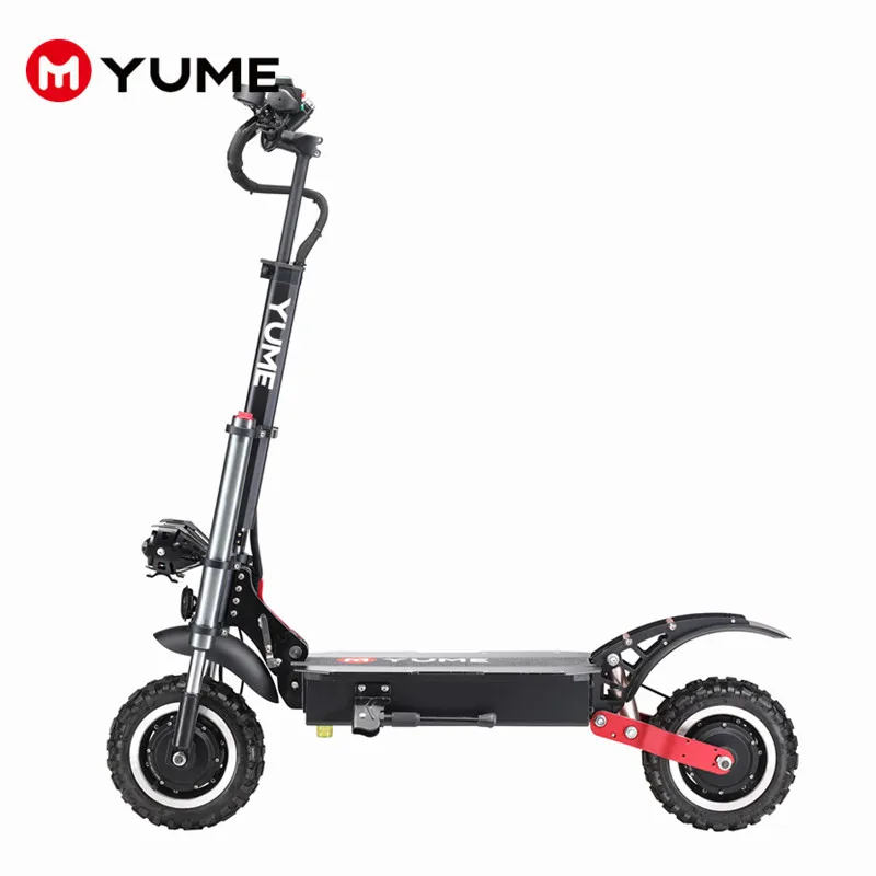 Мощный 11 дюймовый двухмоторный внедорожный скутер YUME Y11 мощностью 6000 Вт с шинами