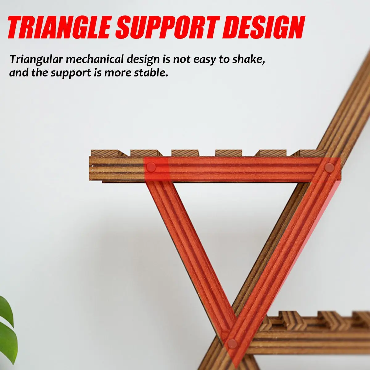 

Windmill Wooden Plant Stand Pot Durable Plant shelf Flower pot stand Storage Rack Plant Holder Outdoor Furniture Decoration