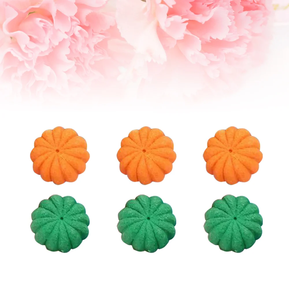 

12pcs Pumpkin Erasers Pencil Eraser Rewarding Gift Stationery Supplies (Random Color)