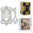 Металлические заготовки для украшения замка и ключа, для самостоятельного изготовления поздравительных открыток и альбомов, скрапбукинга, без штампа, новинка 2021