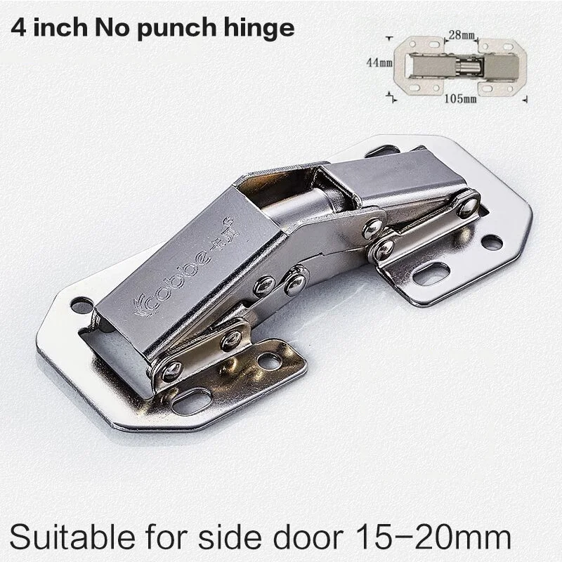 4 дюйма 90 градусов свободно открывающиеся петли для шкафа двери деревянные без