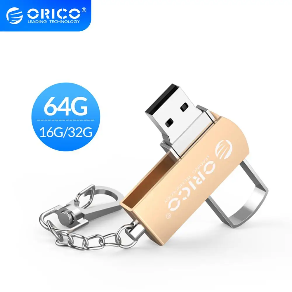 USB флеш накопитель ORICO металлический корпус 64 ГБ 32 16 2 0 память диск накопитель|USB