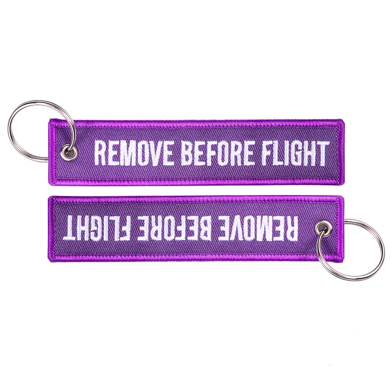 Брелок для ключей с вышивкой снять перед полетом | Багаж и сумки